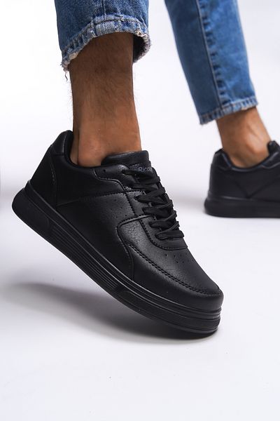 Riccon Tenis Jamethil pentru bărbați 0012110   Negru Negru