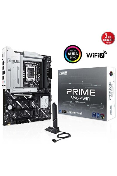 ASUS Prıme Z890-p Wıfı Ddr5 4xm2 Usb3.2 Rgb Lan Atx