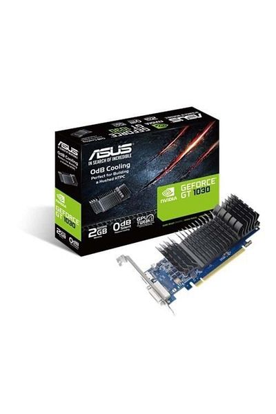ASUS GT1030 2GB GT1030-SL-2G-BR DDR5 64bit HDMI DVI PCIE 16x V3.0 Fanless