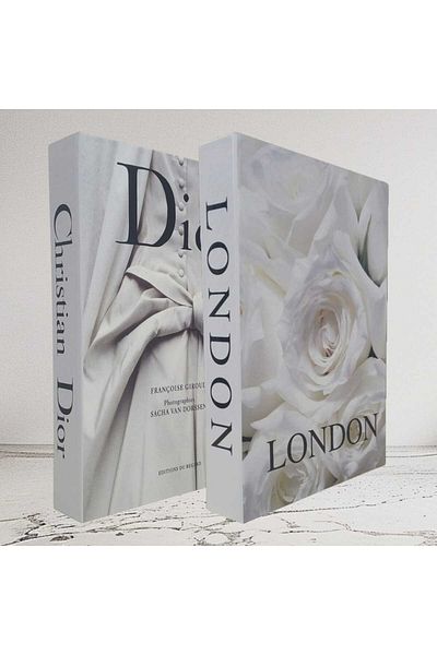betton Decorative Book Look Openable Box 2 Pieces