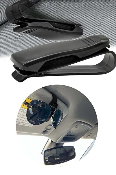 lawrenceshop 2 Pieces In-Car Glasses Holder Auto Glasses Holder Clip-On Visit...