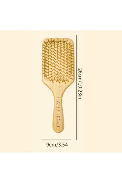 LFL LACOFFOMEL Bambu Kırılma ve Elektriklenme Önleyici Büyük Boy Saç Fırçası