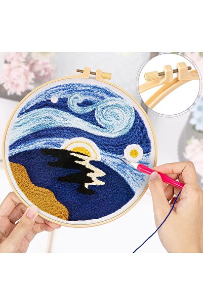 OZN AKSESUAR Panç / Punch Nakış Işleme Seti 20x20 92804C