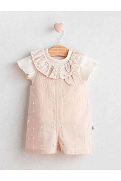 Tongs Baby Kız Bebek Çiçek Baharı Salopet