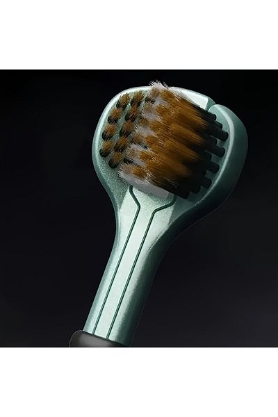 BabyRight Three Sided Soft Bristle Toothbrush - 3-Dimensional Brush Head, Non-Slip Handle Design
