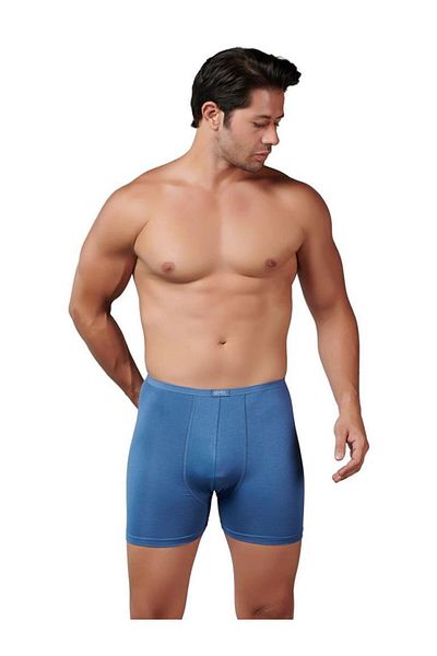 GÜMÜŞ Ασημί ανδρικό μπαμπού λεπτή μέση ελαστάν Boxer 8007