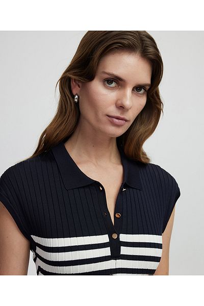 İpekyol Striped Knitwear Dress