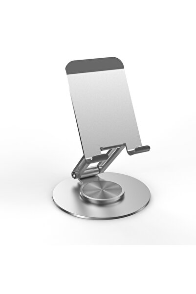 voltix 360° Dönebilen Telefon Tutucu Katlanabilir Alüminyum Telefon Standı