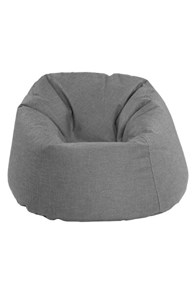 House One Sola | Linen Bean Bag Chair with Filing EPS Beads - Light Grey-107x...