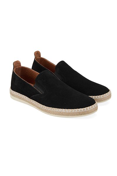 Desa Ανδρικά Suede Casual παπούτσια Deniro Black