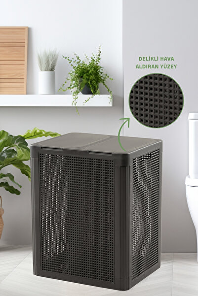 Nandy Home SmartDuo İki Bölmeli Çamaşır Sepeti 84Lt.