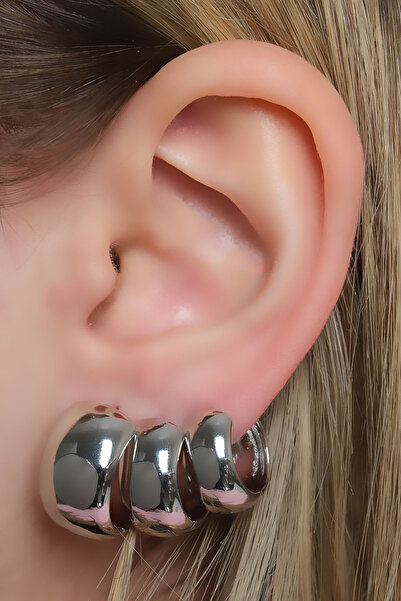 Jack Ferrero أقراط نسائية من الفولاذ بحجر الزركون لا تفقد اللون