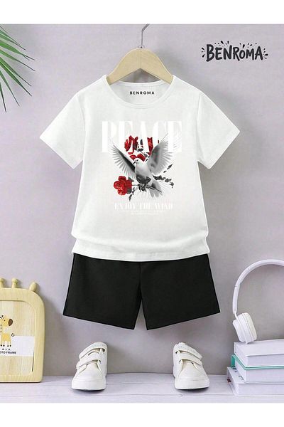 BENROMA Unisex Παιδικό Σετ Σορτς - Character Printed