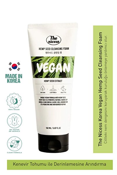 The Nicess رغوة التنظيف النباتية الكورية