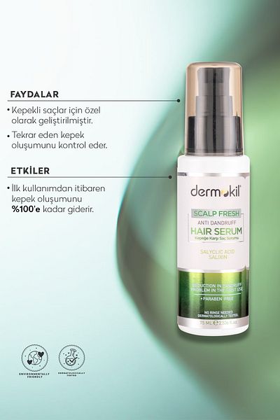 Dermokil Scalp Fresh Anti-Dandruff Hair Serum 75 ml