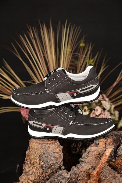 Scooter Men's Summer - 100% Genuine Leather, Anti-Sweat, Orthopedic Sole, Comfortable Ultra-Light Casual Shoes