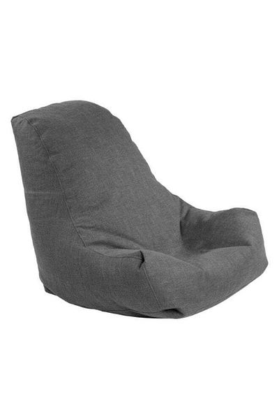 soufa dibaj Linen Bean Bag Chair with Filing EPS beads 70x70x90 cm - Light Grey