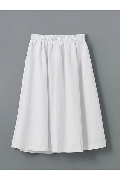 LC Waikiki Kids Elastic Waist Linen Blended Girl's Skirt
