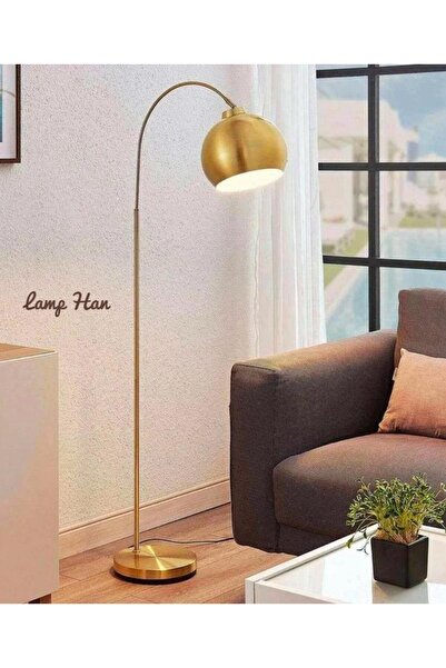 Lamp Han Deve Boynu Serisi Özel Tasarım Zemin Lambası Dekoratif Şık Olta Lambader