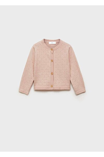 MANGO Baby İşlemeli örgü hırka