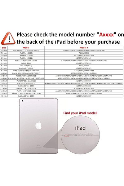 AWH حافظة دوارة لجهاز iPad Mini 1/2/3، حامل 360 درجة، غطاء جلدي فوليو (أزرق داكن).