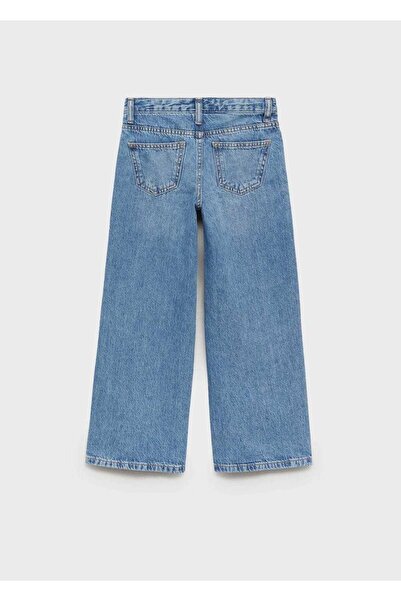MANGO Kids Wideleg Jeans s vysokým pasem