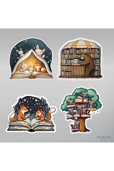 GUGUK مجموعة من الكتب والحيوانات