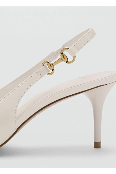 MANGO Woman Bağ detaylı topuklu ayakkabı