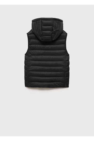 MANGO Kids Hooded quilted vest