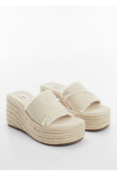 Mango Teen White Sandals for Kids