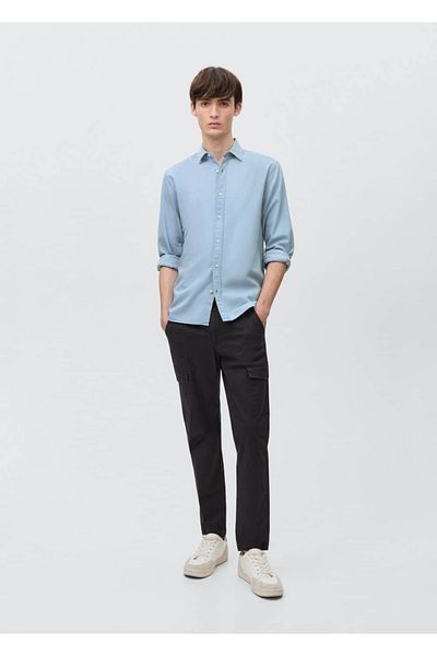 Mango Teen Cotton Oxford Shirt