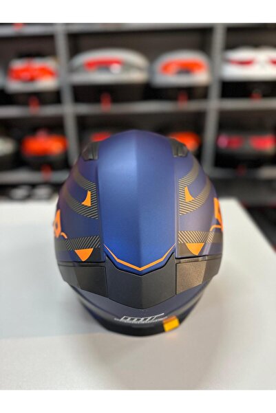 MTS KASK MTS M-910 BLUE MOTORCU KASKI FULL FACE