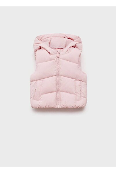 MANGO Baby Hooded quilted vest