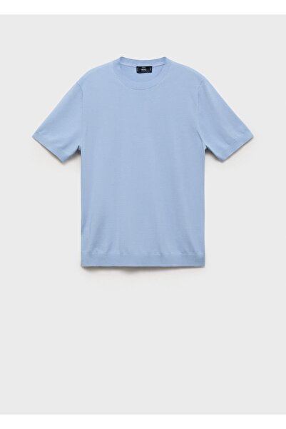 MANGO Man Tricou din bumbac țesut fin