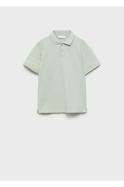 MANGO Kids Tricou polo din bumbac cu maneca scurta