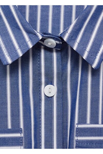 MANGO Kids Çizgili uzun tulum