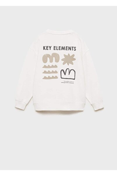 MANGO Kids Doku desenli sweatshirt