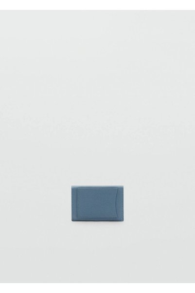 MANGO Woman Safiano-looking card holder