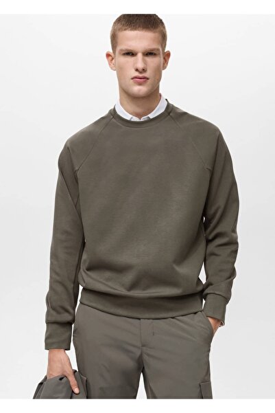 MANGO Man Regular kesim ısı düzenleyici sweatshirt