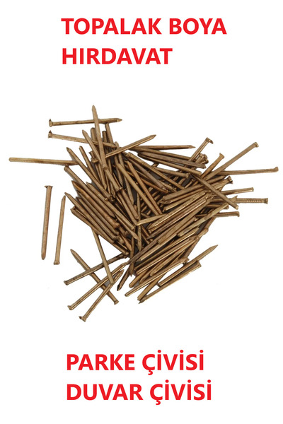Genel Markalar Süpürgelik Parke Çivisi 2x30 Çelik Çivi 50 Adet Beton Çivisi Duvar Çivisi Parke Çivisi