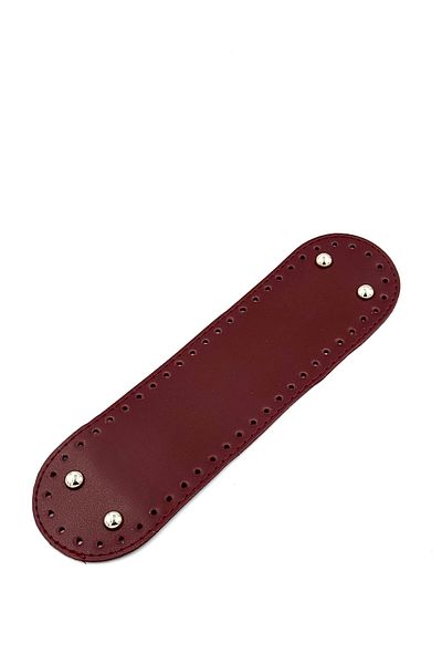 Lady Moss Claret Red Oval Bag Base 25x7