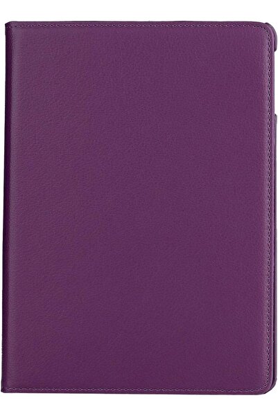 AWH حافظة قابلة للدوران 360 درجة من الجلد الصناعي لجهاز iPad 9.7 2017/2018 الجيل الخامس/السادس (أسود/أرجواني).