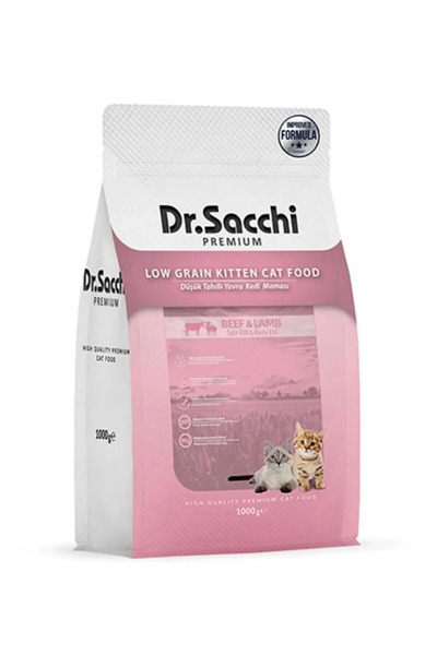 Dr. Sacchi Dr.sacchi Premium Düşük Tahıllı Yavru Kedi Maması 1 Kg