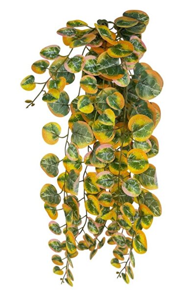 Nettenevime Yapay Çiçek Sarkan Lüx Okaliptus Sonbahar Rengi Yapay Sarmaşık 60...