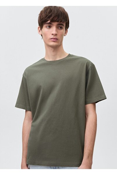 Mango Teen Kıvrık kollu tişört