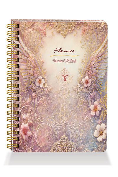 Victoria's Journals Седмичен дневен ред A5 Spiral Unlimited