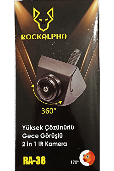 EXVOL PRAMİT GERİ GÖRÜŞ PARK KAMERASI 1080P AHD 170 DERECE 360 DÖNEN AHD-CVBS PARK ÇİZGİ AYARLI