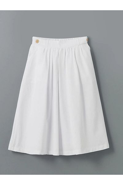 LC Waikiki Kids Elastic Waist Linen Blended Girl's Skirt