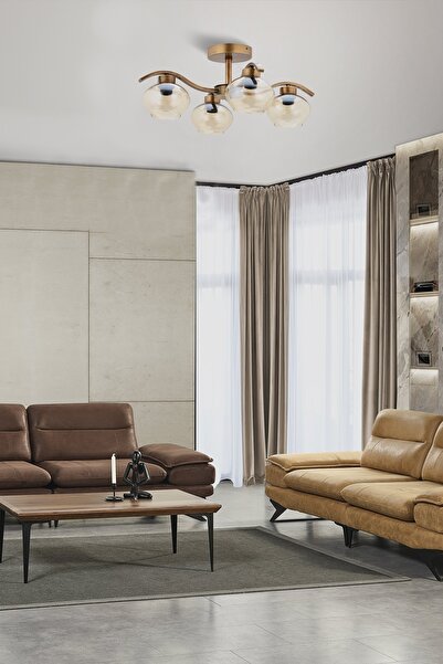 Avonni Vacuum Modern Avize E27 48W 65cm Metal Eskitme Avonni-FZ-7390-4E