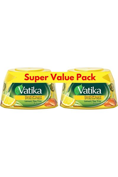 Vatika HAIR CREAM DANDRUFF GUARD TWIN PACK 140ML(YELLOW)